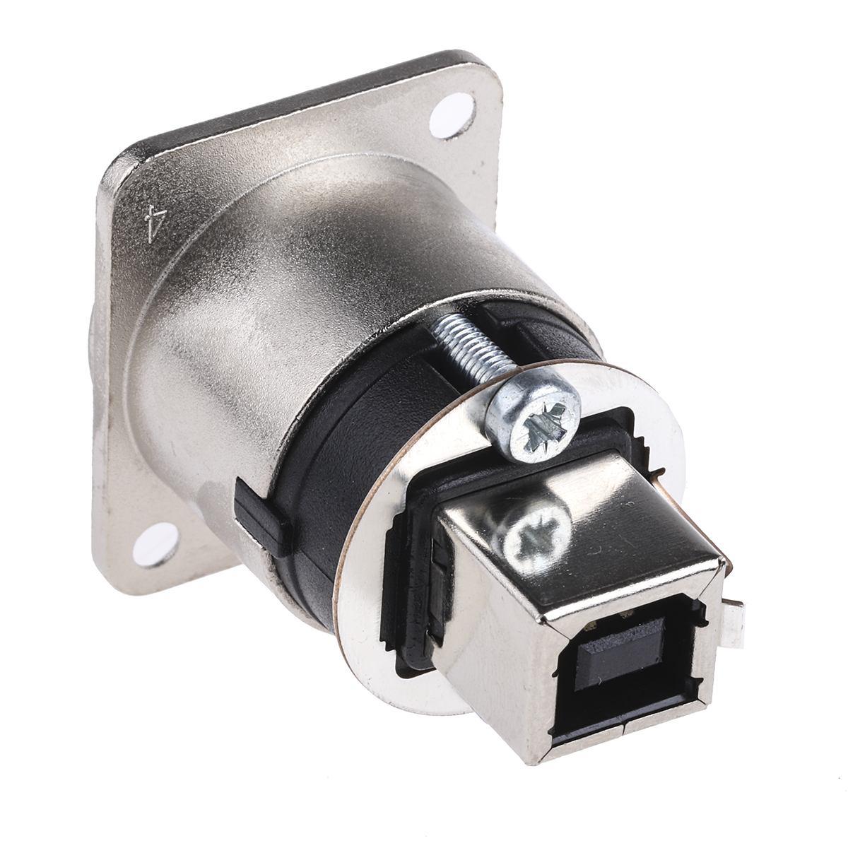 nausb-w Neutrik USB Type A to Female to USB B Male Adapter