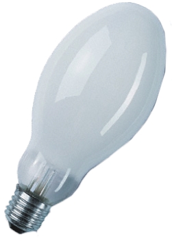 Osram Diffused Elliptical Sodium Lamp, Ges/E40, 2000k, 75 mm