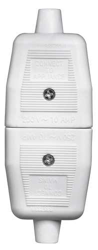 nc103w Masterplug 3 Pole Cable Main In-Line Connector Male/Female, 10A