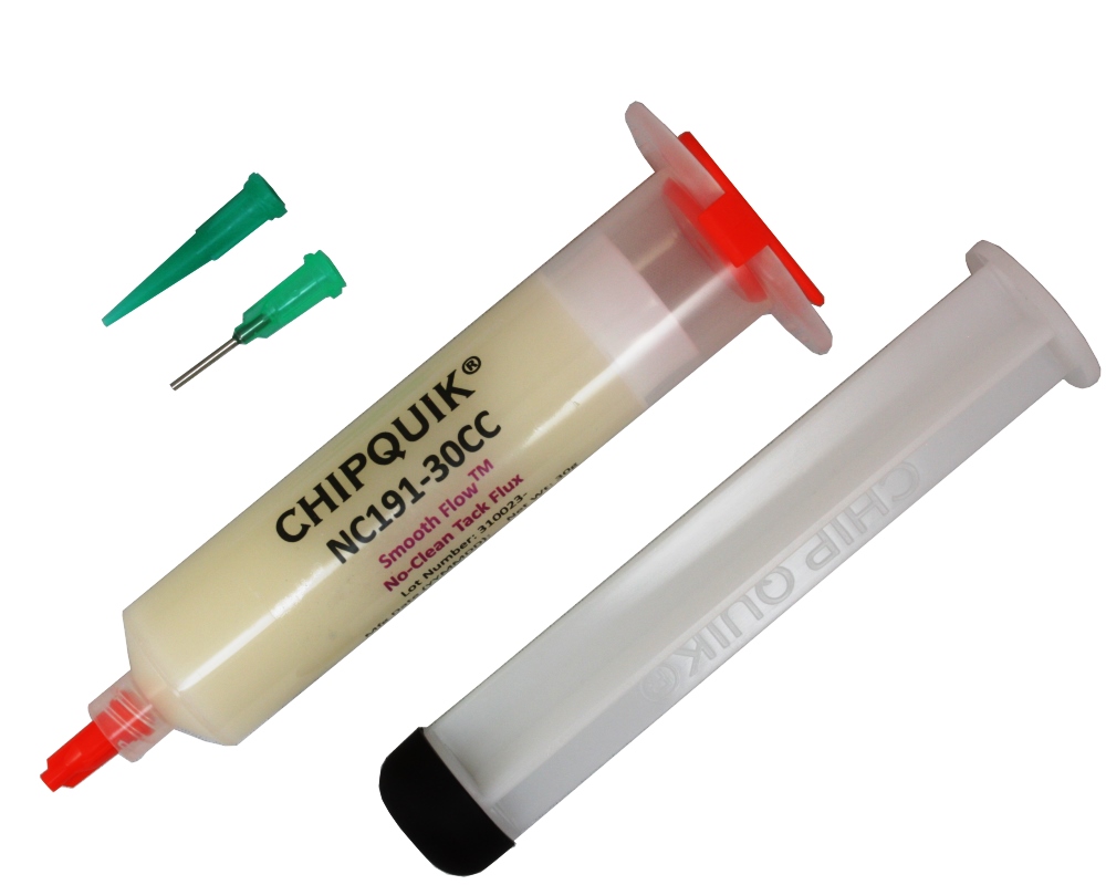 CHIPQUIK NC191-30CC 30 ml Lead Free Solder Flux Syringe