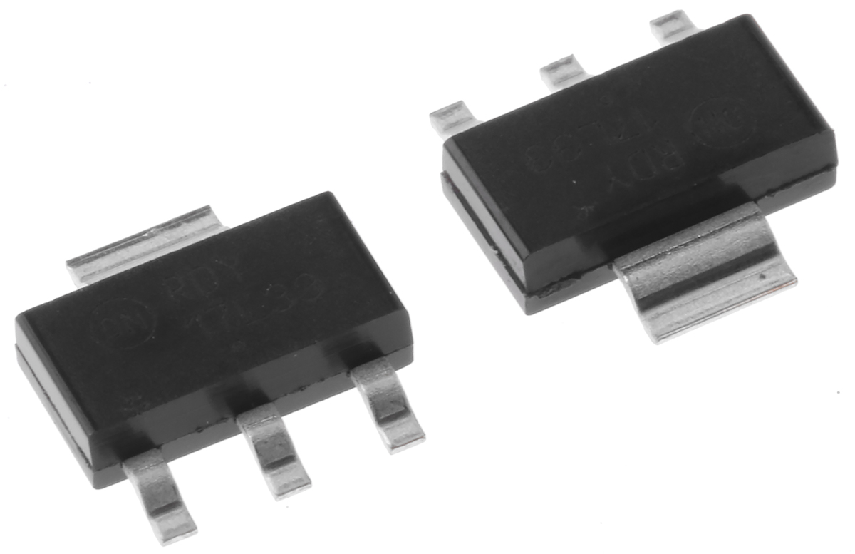 onsemi, Voltage Regulator 18V SOT-223 4-Pin