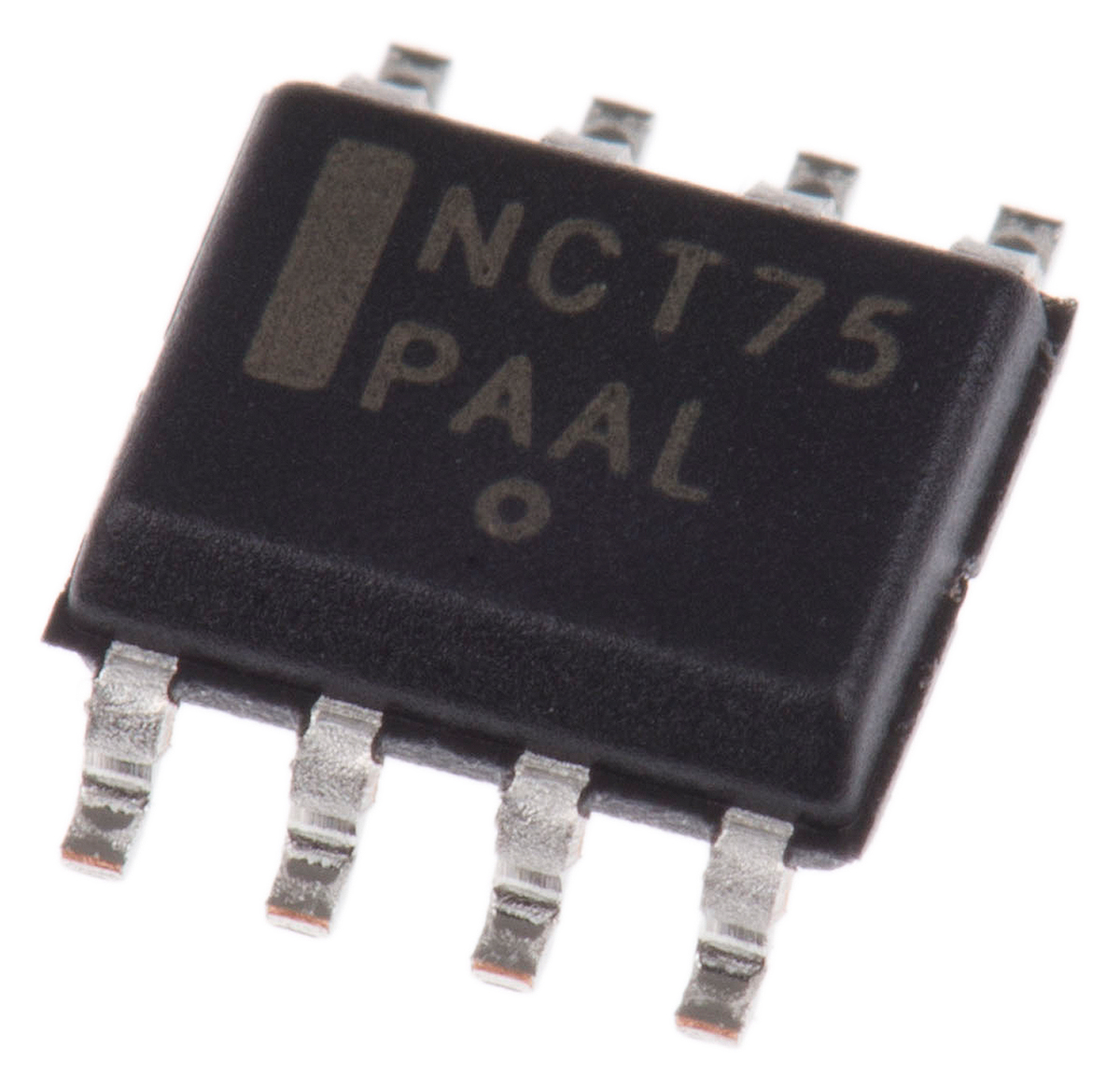 onsemi, Digital Output Temperature Sensor, Surface Mount, Serial-I2C, SMBus, ±1°C, 8-Pin SOIC