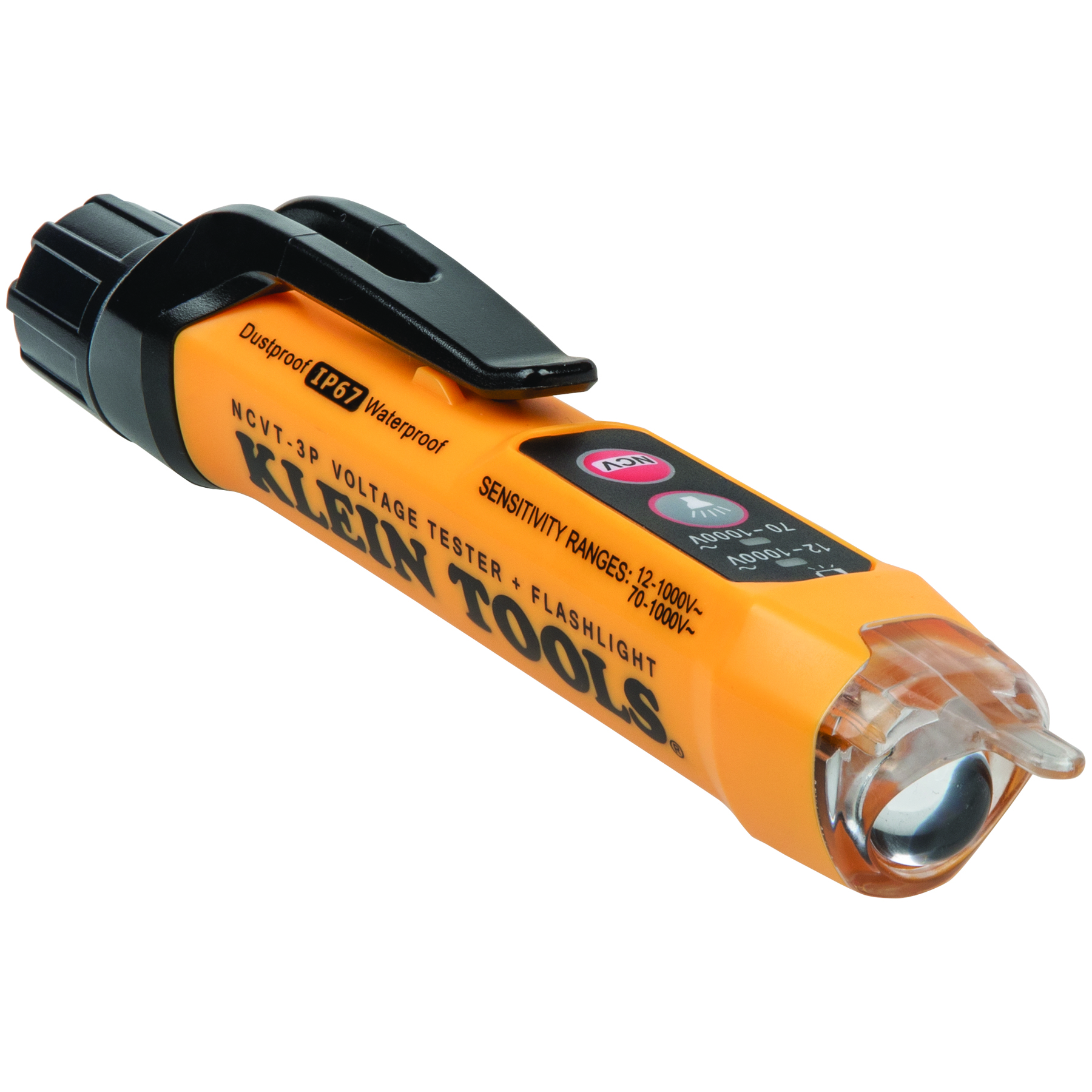 Klein Tools NCVT3P, LED Non-Contact Voltage Detector, 1000V Continuity Check, Battery Powered CAT IV, NCVT3P