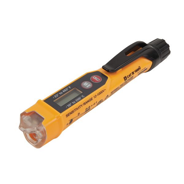 Klein Tools NCVT-4IR, LED Non-Contact Voltage Detector, 1000V ac Continuity Check, Battery Powered, NCVT4IR