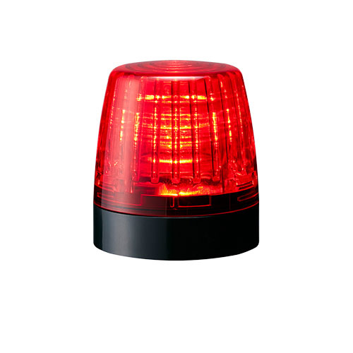 Patlite NE-A Series Red Steady LED Beacon 24V dc, LED Bulb Surface, IP65