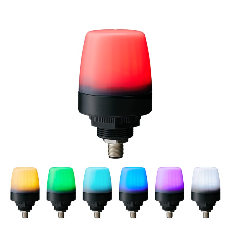 Patlite NE Series Multicolour Multiple Beacon 30V dc, LED Bulb Nut Mount, IP65