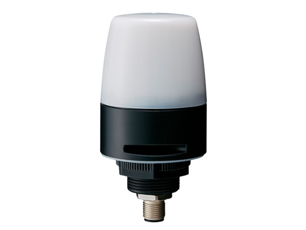 Patlite Cyan, Green, Purple, Red, White, Amber, Blue IO-Link Signal Beacon with Buzzer, IP65 24V dc Direct 88 dB @ 1m