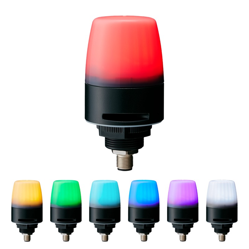 Patlite NE Series Multicolour Multiple Beacon 30V dc, LED Bulb Nut Mount, IP65