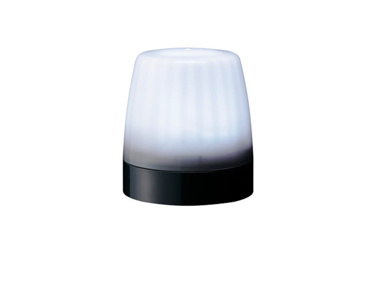 Patlite NE-A Series White Steady LED Beacon 24V dc, LED Bulb Surface, IP67