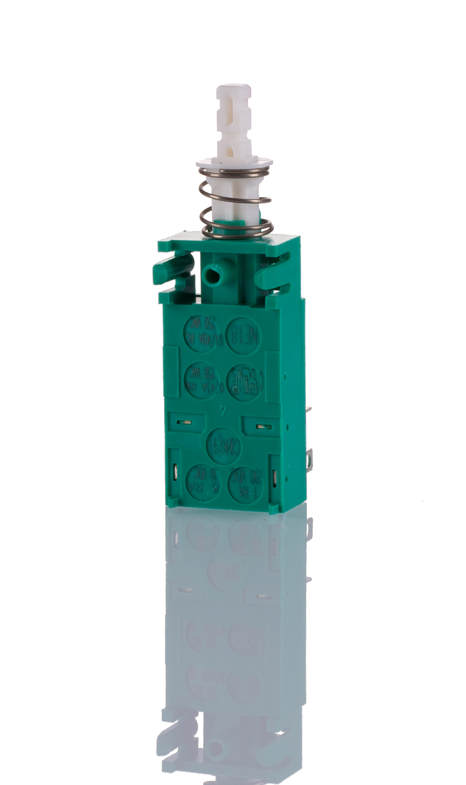 ne182aeesnl6amp C & K NE-18 Series Push Button Switch, Latching, Through Hole, DPST, 100 V dc 250 V ac