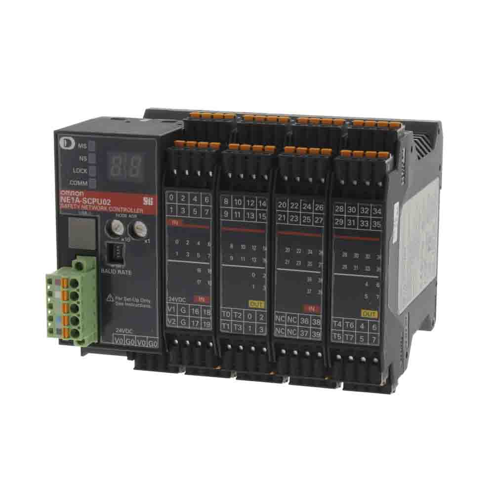 Omron NE1A Series Input/Output Module, 40 Inputs, 8 Outputs, 24V dc