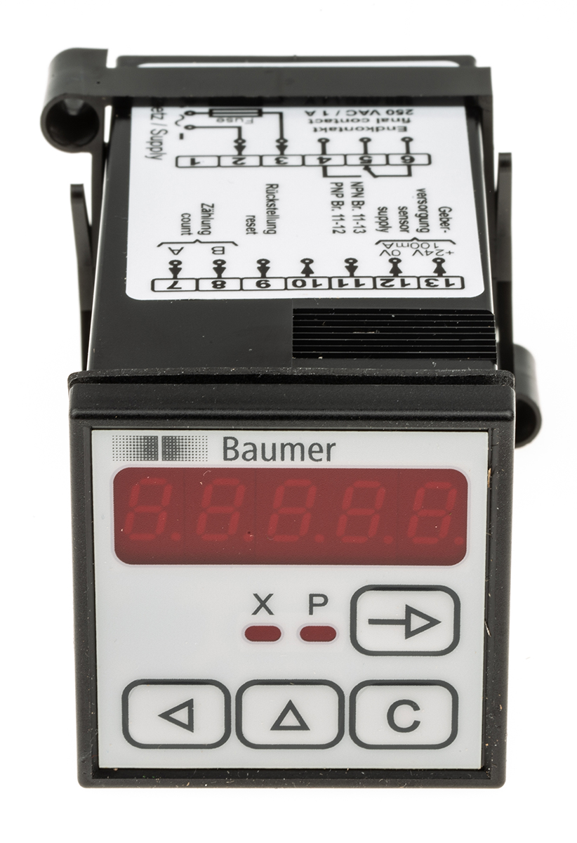 ne210012axa1 Baumer NE210 Counter, Counter, 5 Digit LED, 10 kHz 230V ac