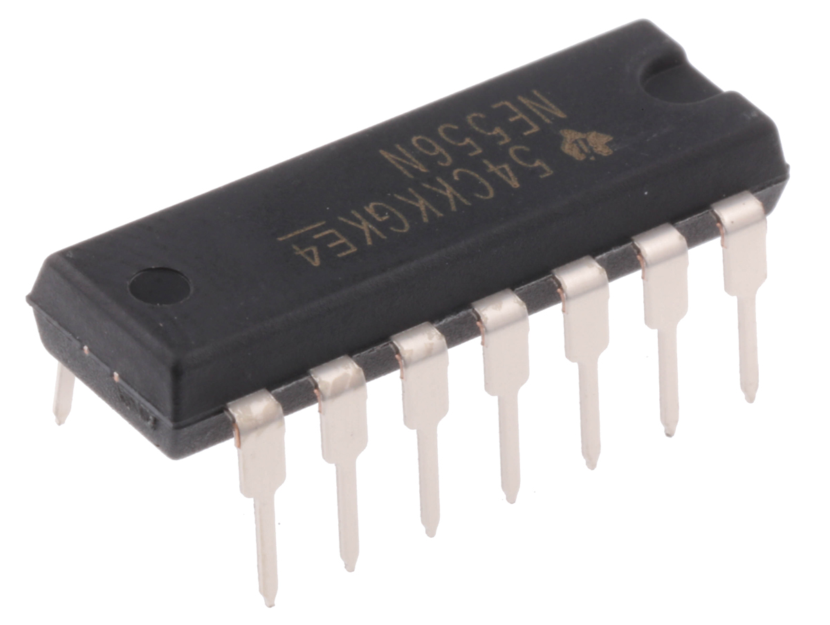 Texas Instruments NE NE556N Timer Circuit, 2, 14-Pin PDIP