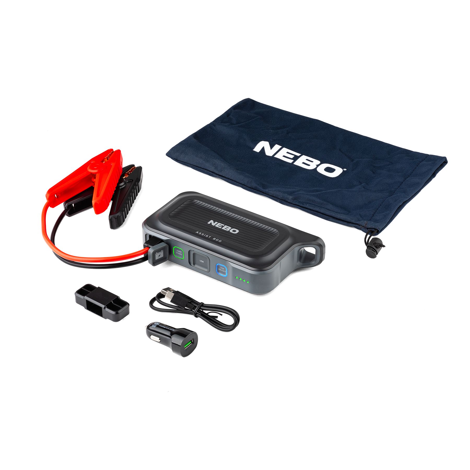 neb-jmp-0001-g Nebo Lithium NEBO Assist 800 Jump Starter
