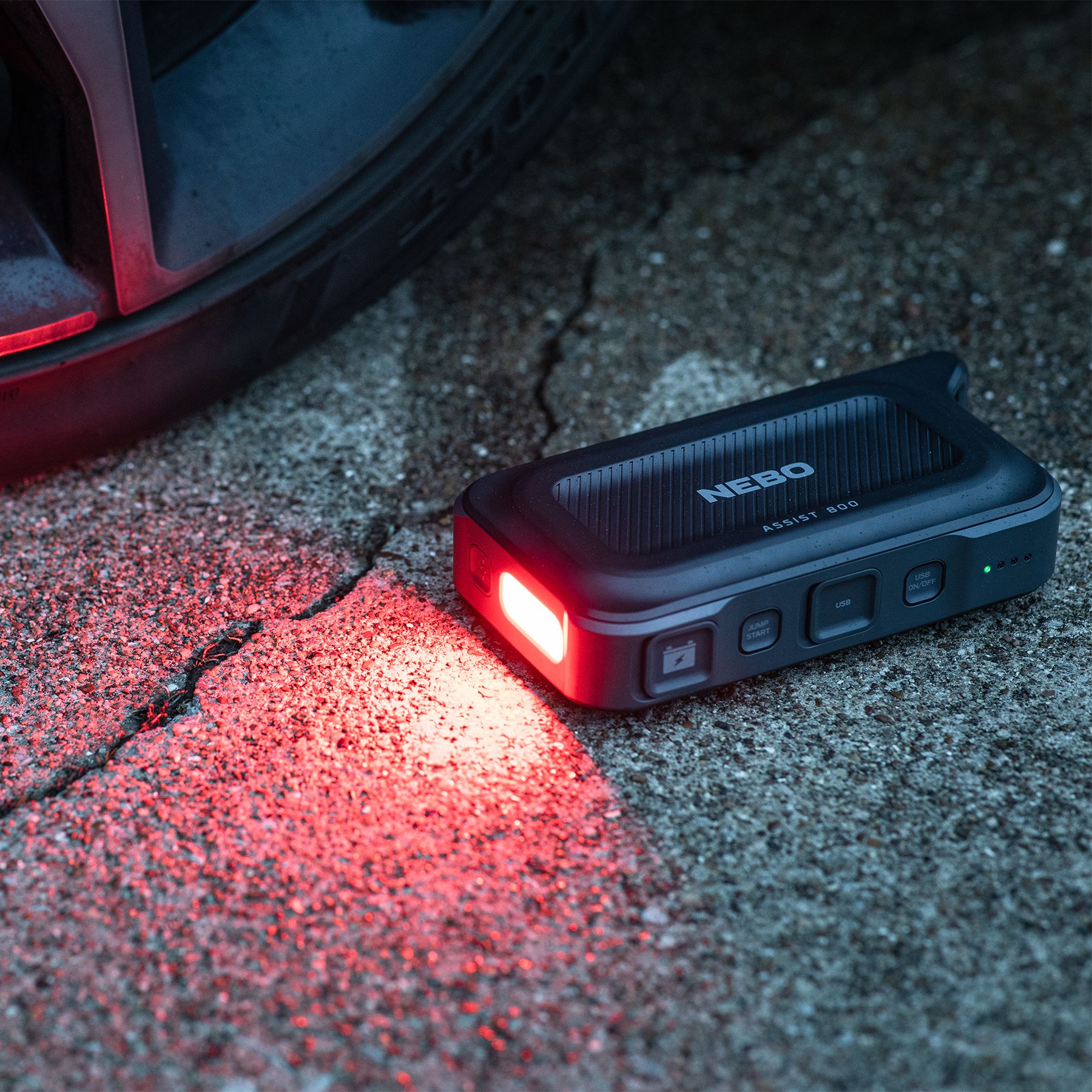 neb-jmp-0001-g Nebo Lithium NEBO Assist 800 Jump Starter