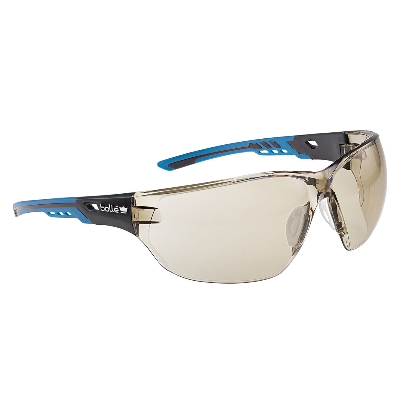 Bolle NESS Safety Glasses, Anti-Fog, Copper Polycarbonate Lens, Polycarbonate