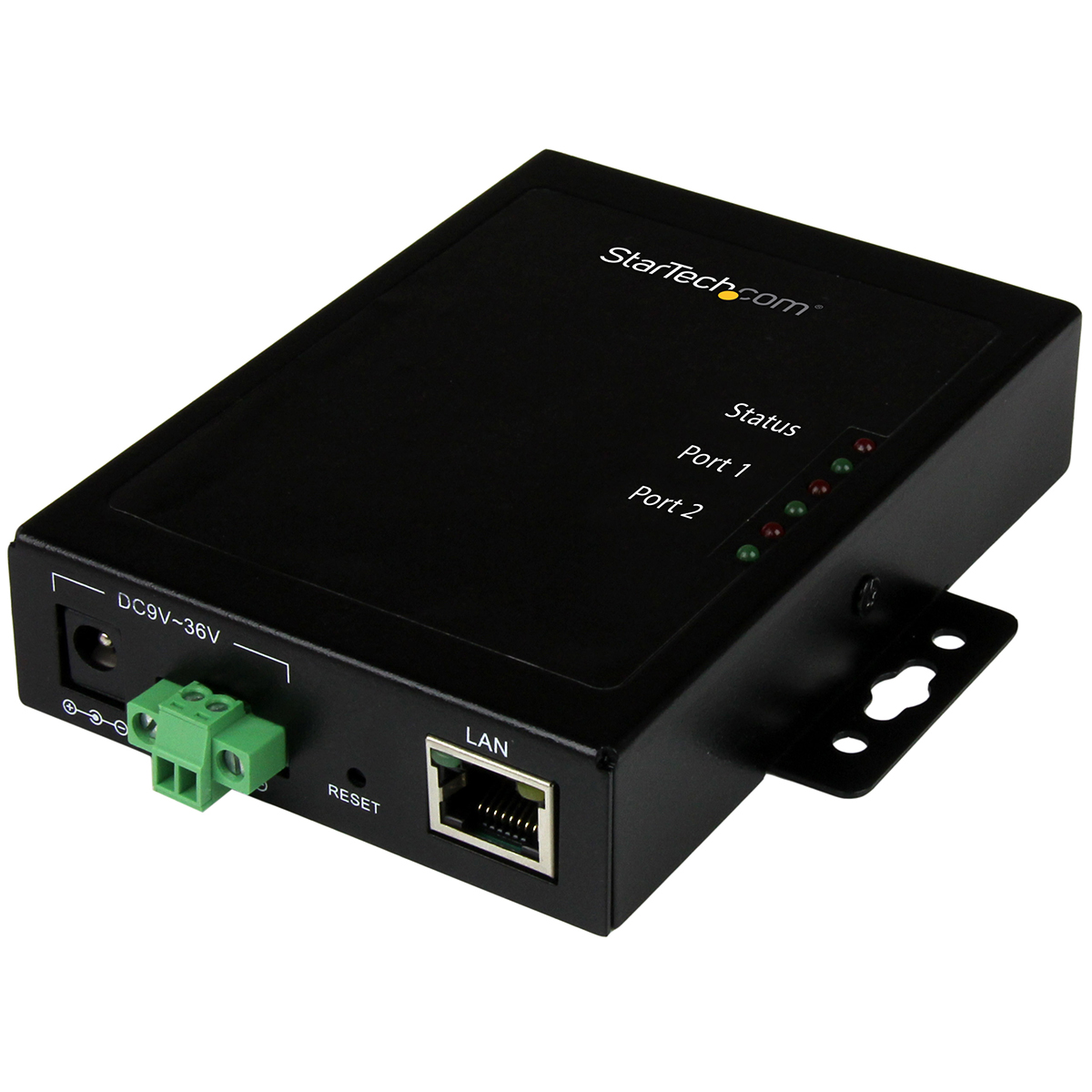 StarTech.com Serial Device Server 2, 460.8 kbps Baud Rate