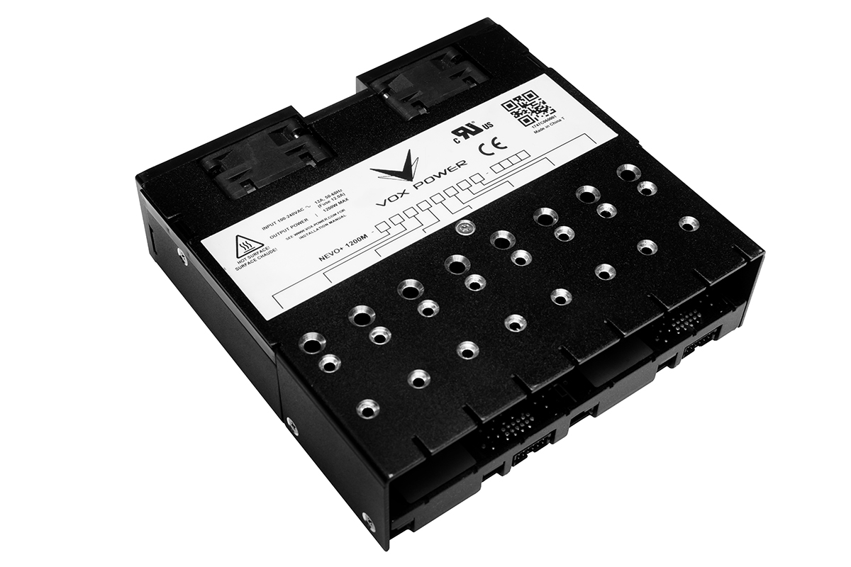 Vox Power Switching Power Supply, NEVO+1200M 16, 8 Output, 1200 W, Input 85V ac to  370 V dc, 264V ac