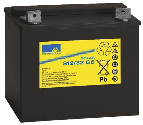 Sonnenschein 12 V Sealed Lead Acid Battery, 32 Ah, 132mm x 184 mm