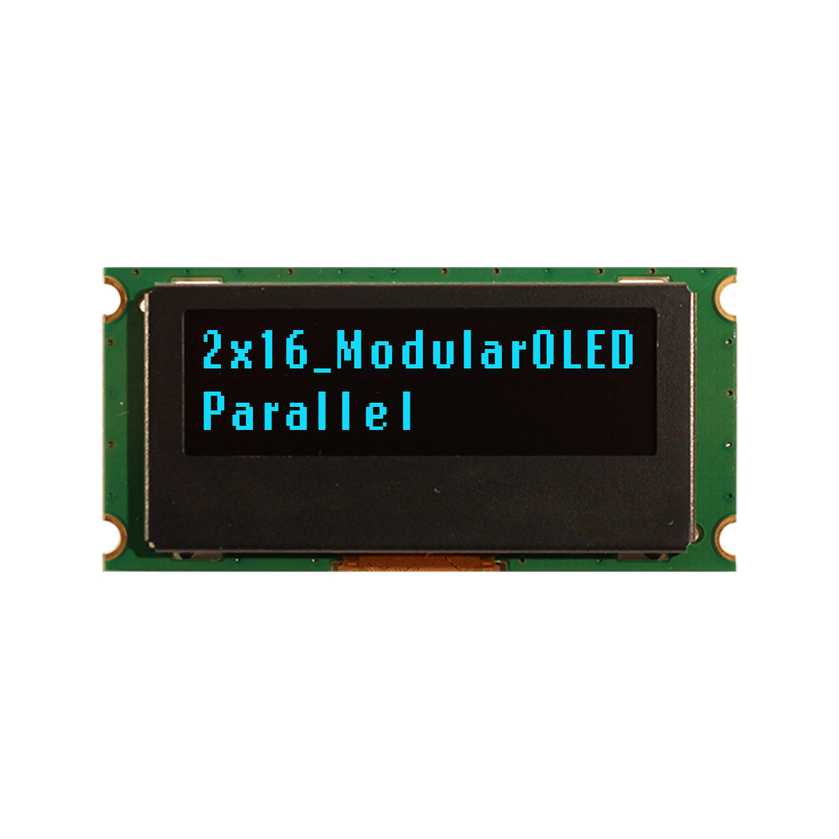 NEWHAVEN DISPLAY INTERNATIONAL 1.39 in Passive matrix Blue OLED Display 16 x 2 Character PCB Parallel
