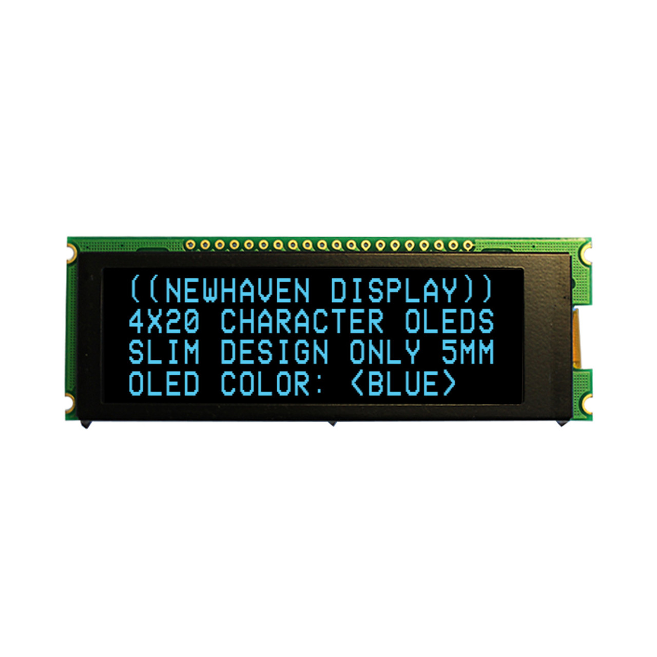 NEWHAVEN DISPLAY INTERNATIONAL Blue OLED Display I2C, Parallel, SPI