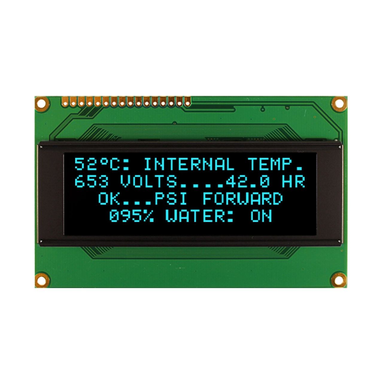 NEWHAVEN DISPLAY INTERNATIONAL Blue OLED Display Serial/Parallel