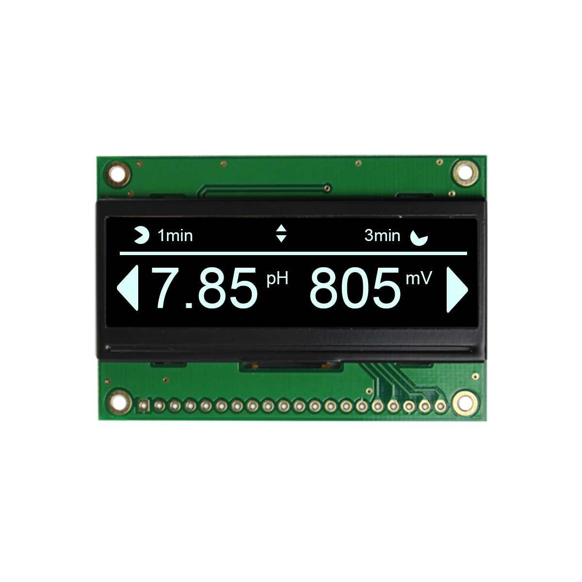 NEWHAVEN DISPLAY INTERNATIONAL 2.23 in Passive matrix White OLED Display 128 x 32 pixel PCB I2C, Parallel, SPI