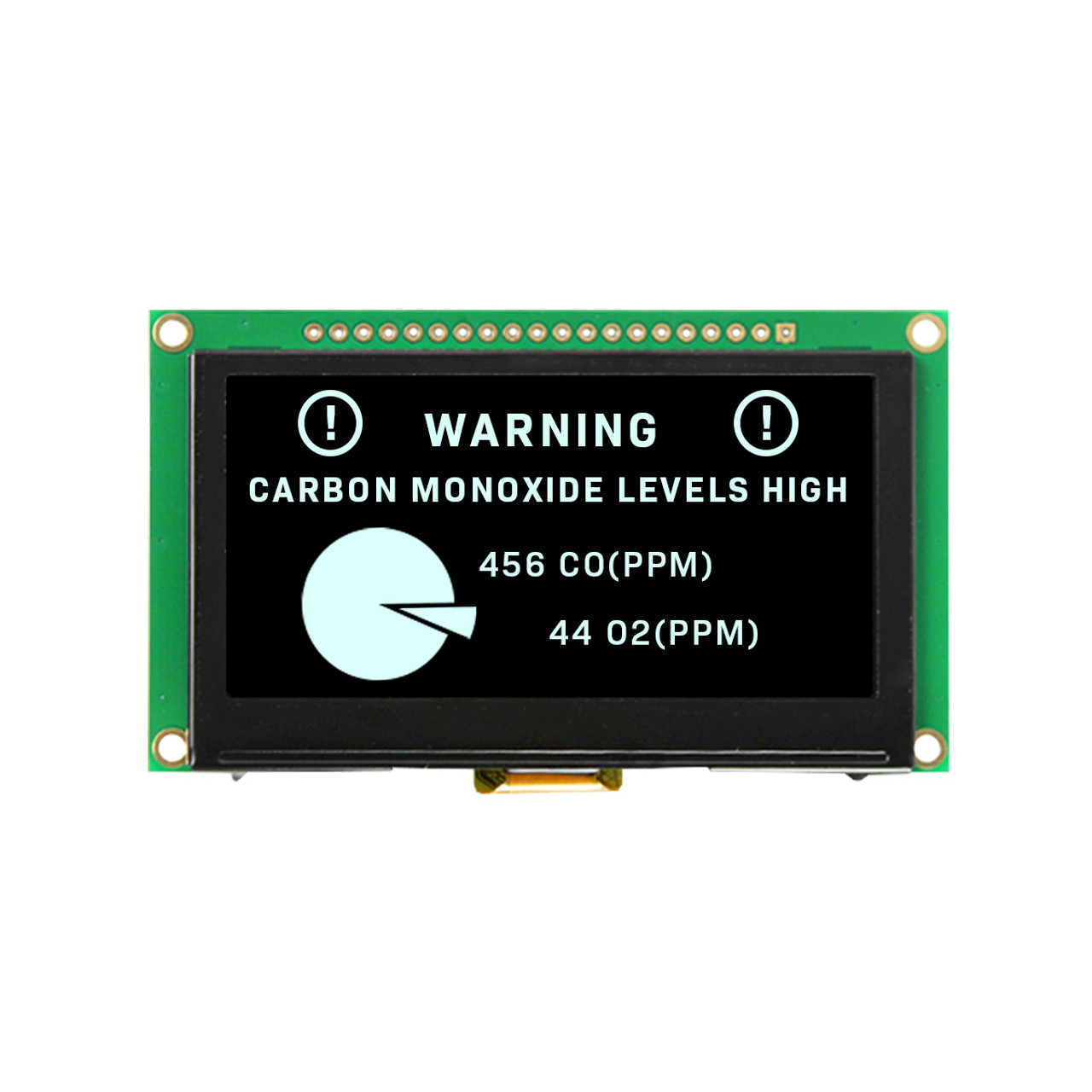 NEWHAVEN DISPLAY INTERNATIONAL 2.7 in White OLED Display Serial/Parallel