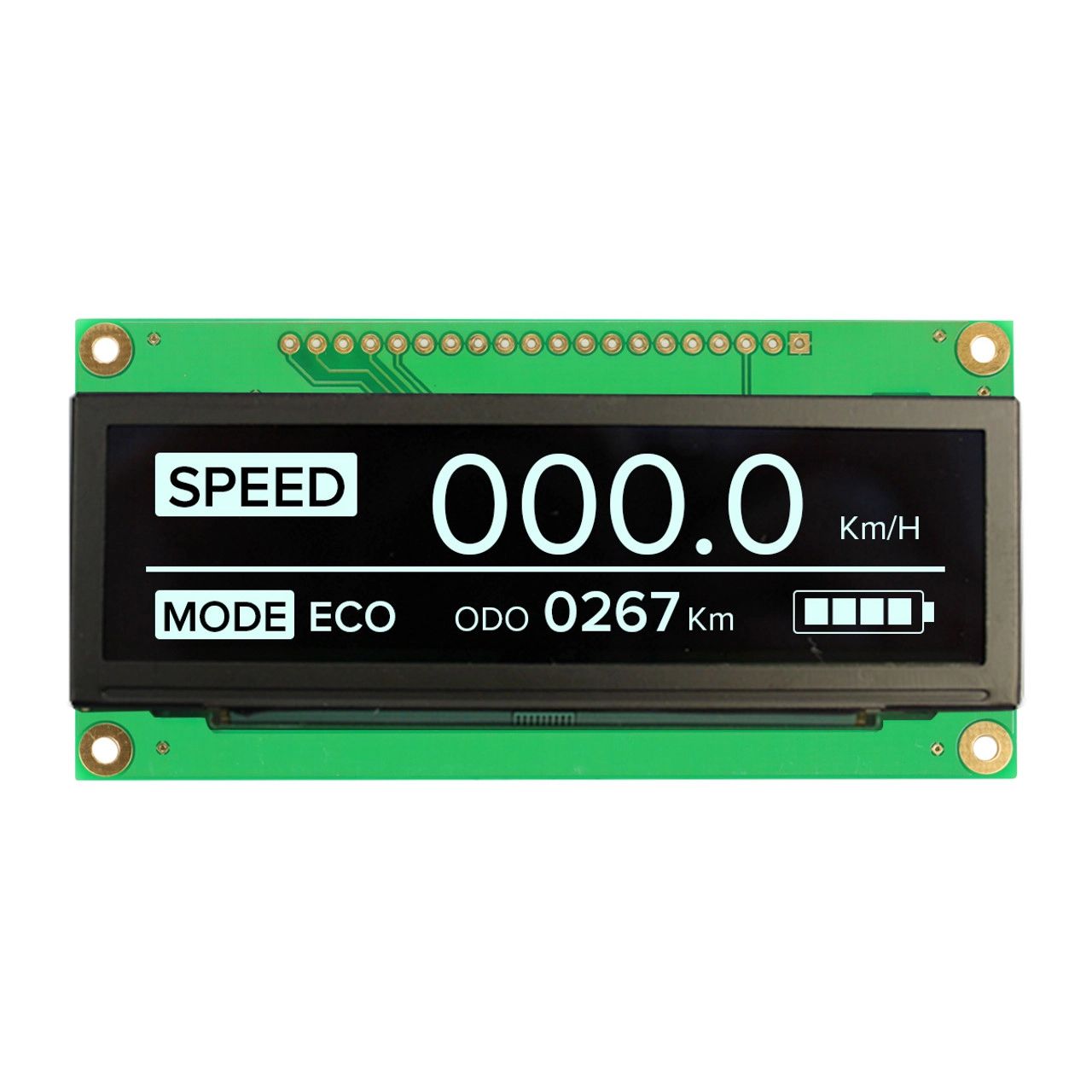 NEWHAVEN DISPLAY INTERNATIONAL 3.12 in White OLED Display Serial/Parallel