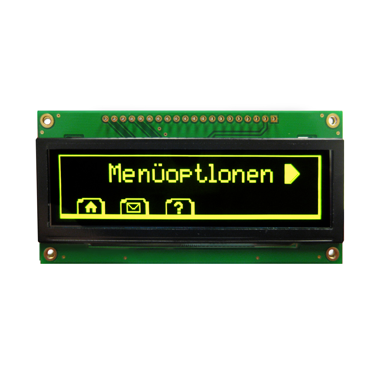 NEWHAVEN DISPLAY INTERNATIONAL 3.12 in Graphic Oled matrix Yellow OLED Display 256 x 64 pixel 4 Wire SPI, Parallel