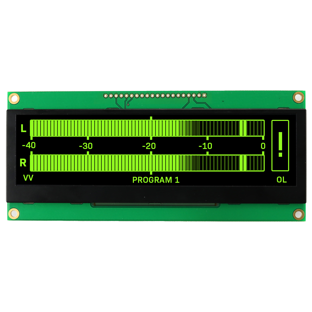 NEWHAVEN DISPLAY INTERNATIONAL 5.5 in Passive matrix Green OLED Display 256 x 64 pixel PCB Serial/Parallel