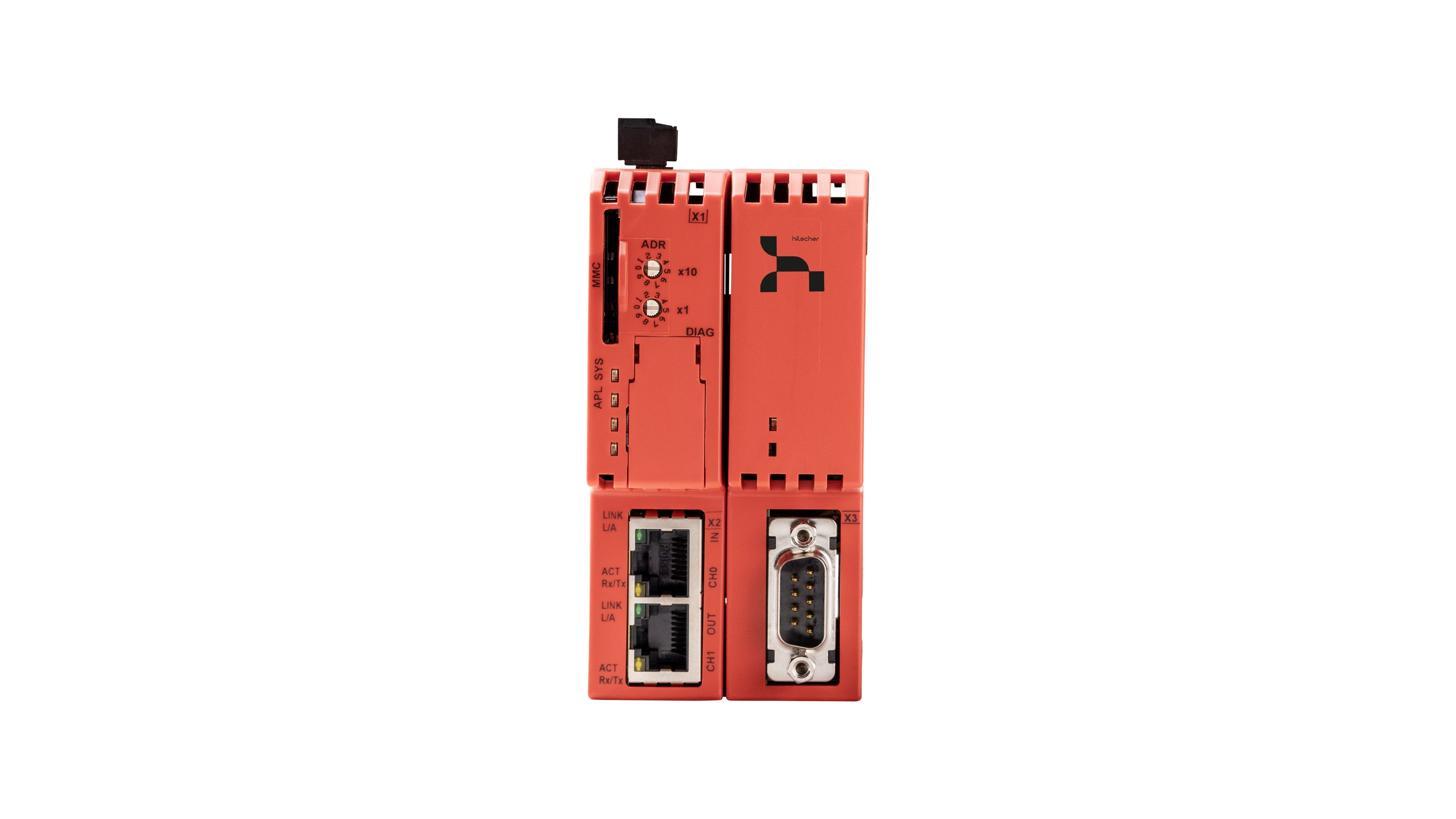 Hilscher USB to D Sub De 9 Connector, 2 x RJ45 Interface Converter Interface Converter