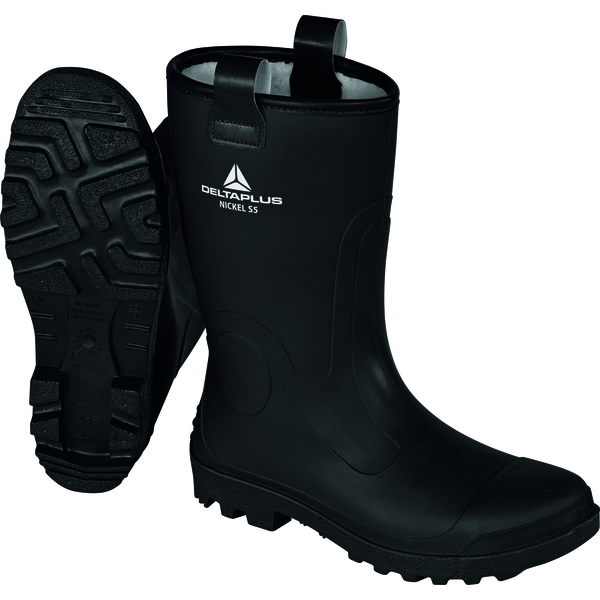 Delta Plus NICKEL S5 CI SRC Black, White Stainless Steel Toe Capped Men's Safety Boots 6, EU 39 CE, EN ISO 20344:2011,