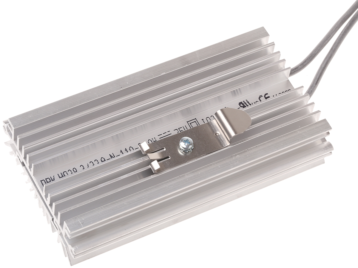 DBK Enclosures Enclosure Heater, 110V ac/dc, 240 V ac/dc, 75W Output, 75W Input 70.7mm x 124 mm