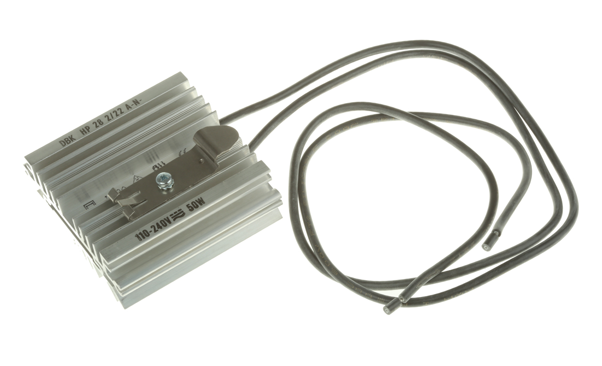 DBK Enclosures Enclosure Heater, 110V ac/dc, 240 V ac/dc, 50W Output, 50W Input 70.7mm x 65 mm