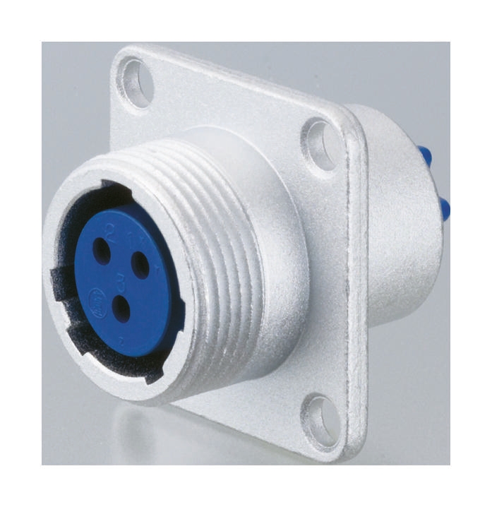 Nanahoshi Kagaku Circular Connector, 4 Contacts, Panel Mount, Socket, Female, NJC Series