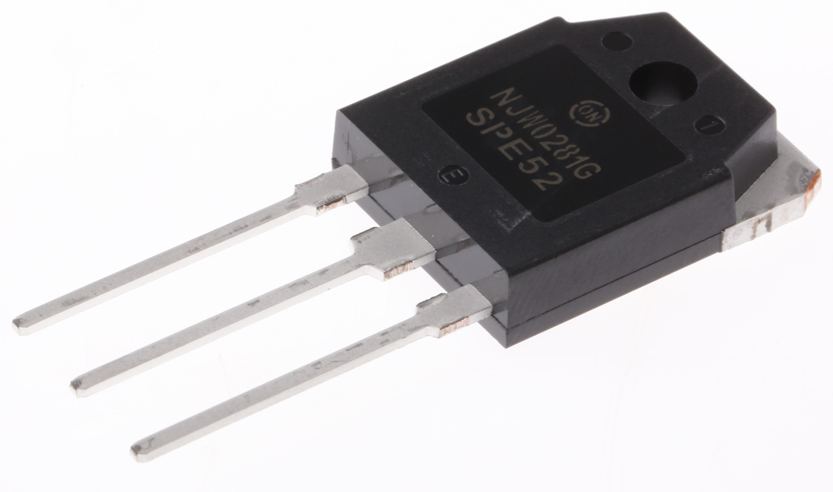 onsemi Transistor, 15 A NPN, 250 V dc, 3-Pin TO-3P