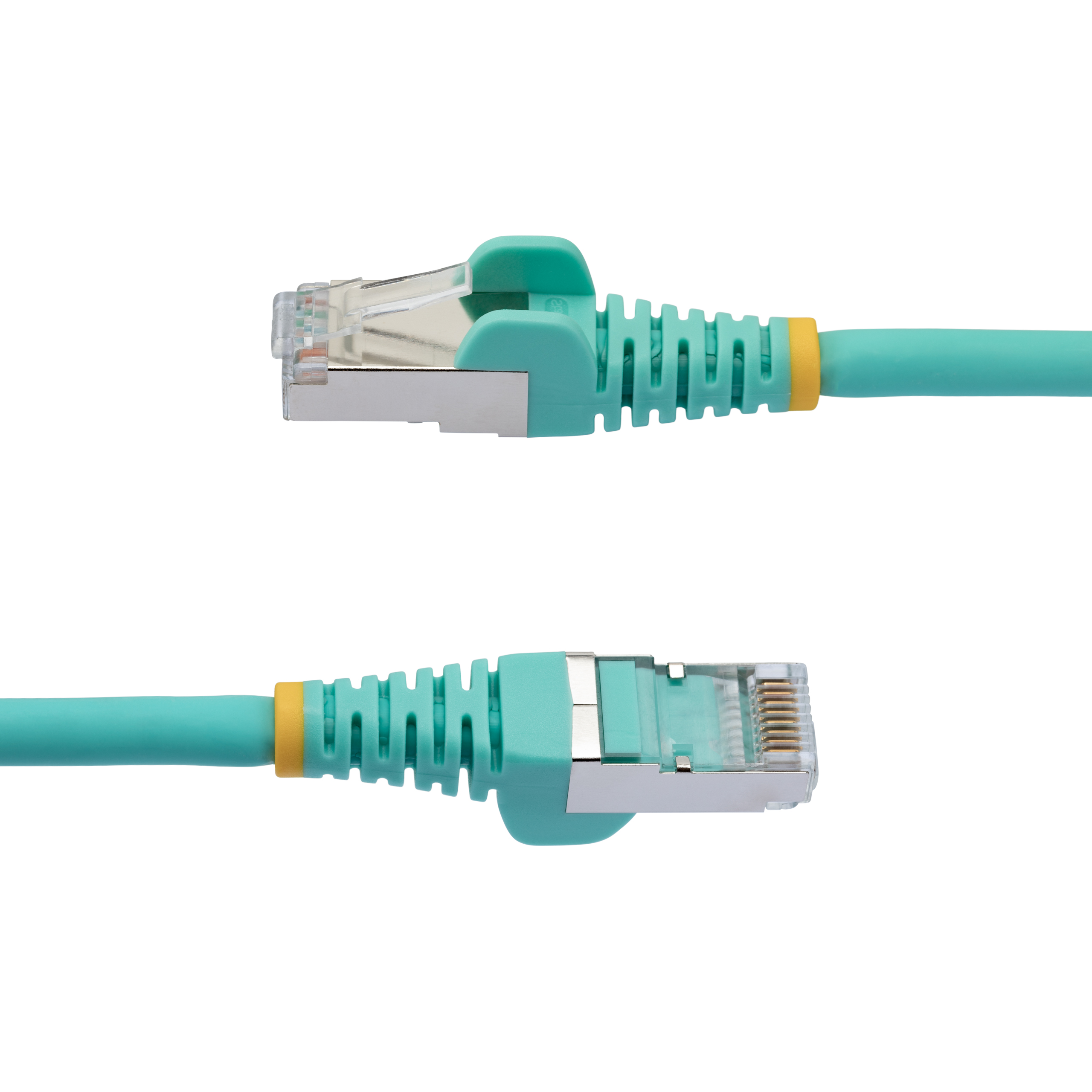 nlaq-2m-cat6a-patch StarTech.com NLAQ, 2 m Cat6a Ethernet Cable, Light Blue, Shielded Screened Low Smoke Zero Halogen Sheath