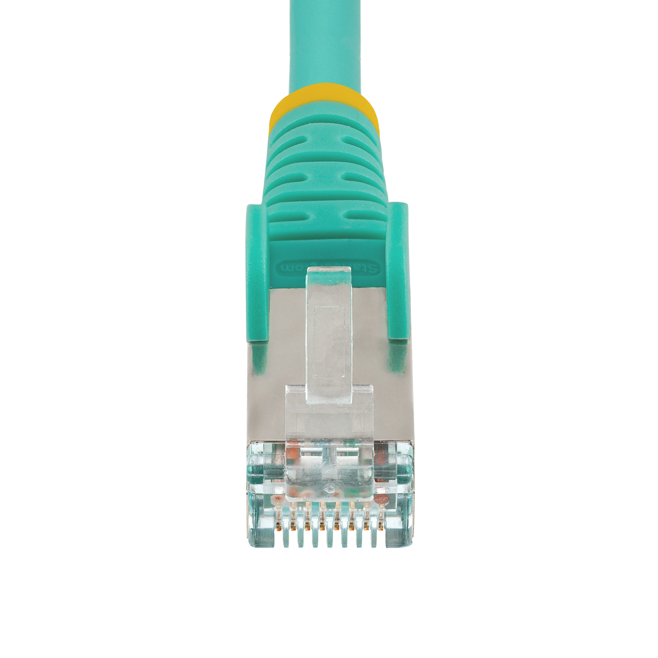 nlaq-50c-cat6a-patch StarTech.com, 500 mm Cat6a Ethernet Cable, Light Blue, Shielded Screened Low Smoke Zero Halogen Sheath