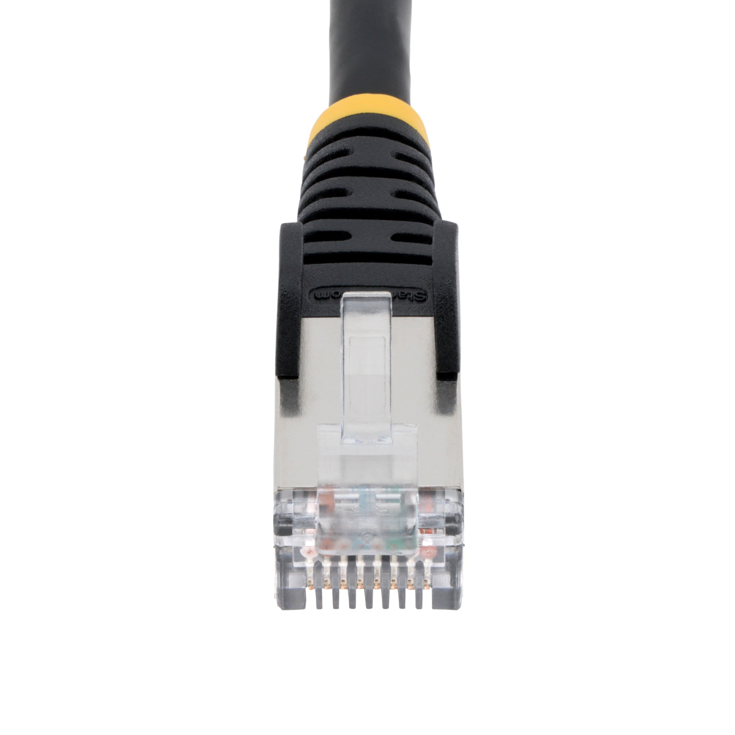 nlbk-7m-cat6a-patch StarTech.com NLBK, 7 m Cat6a Ethernet Cable, Black, Shielded Screened Low Smoke Zero Halogen Sheath