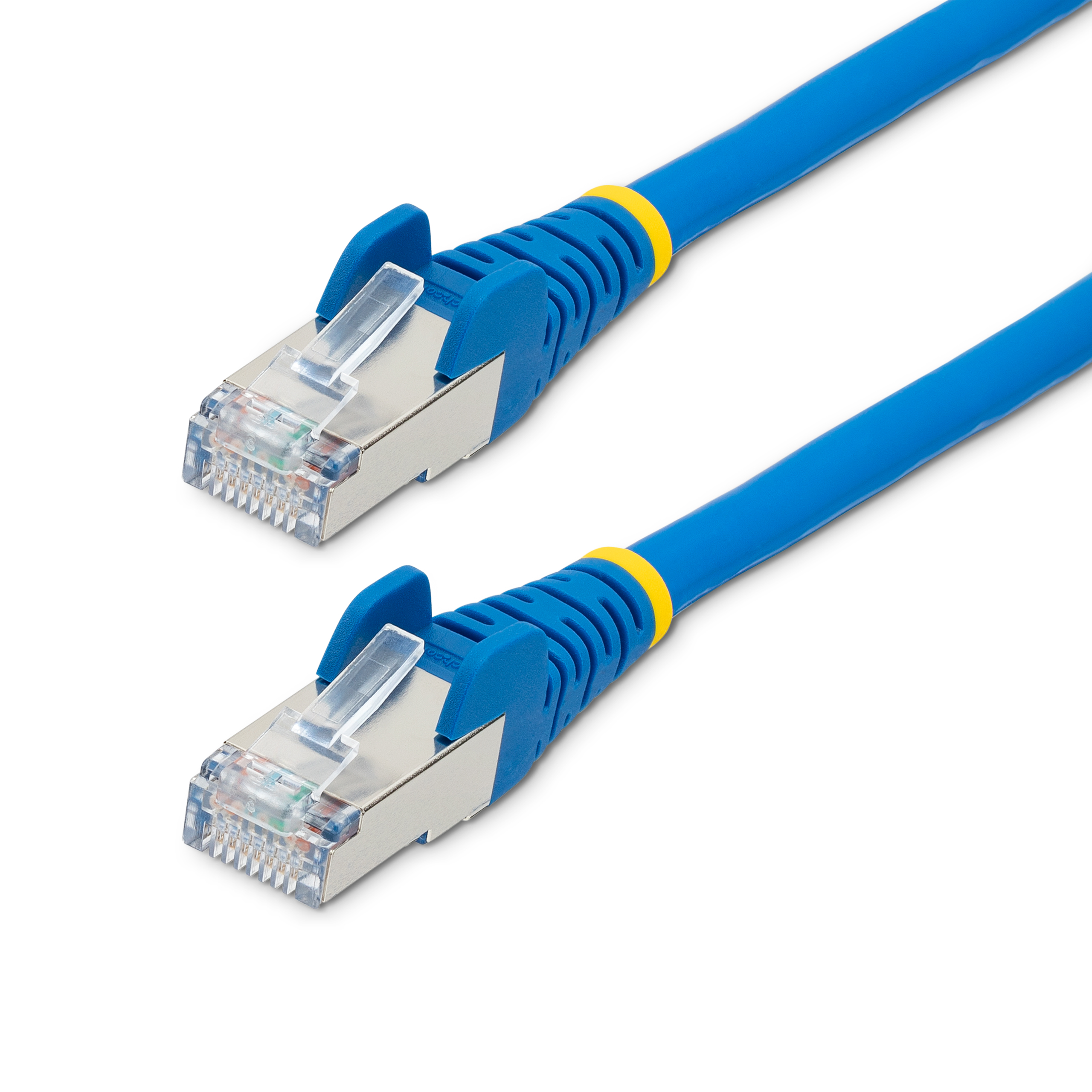 StarTech.com NLBL, 1 m Cat6a Ethernet Cable, Blue, Shielded Screened Low Smoke Zero Halogen Sheath