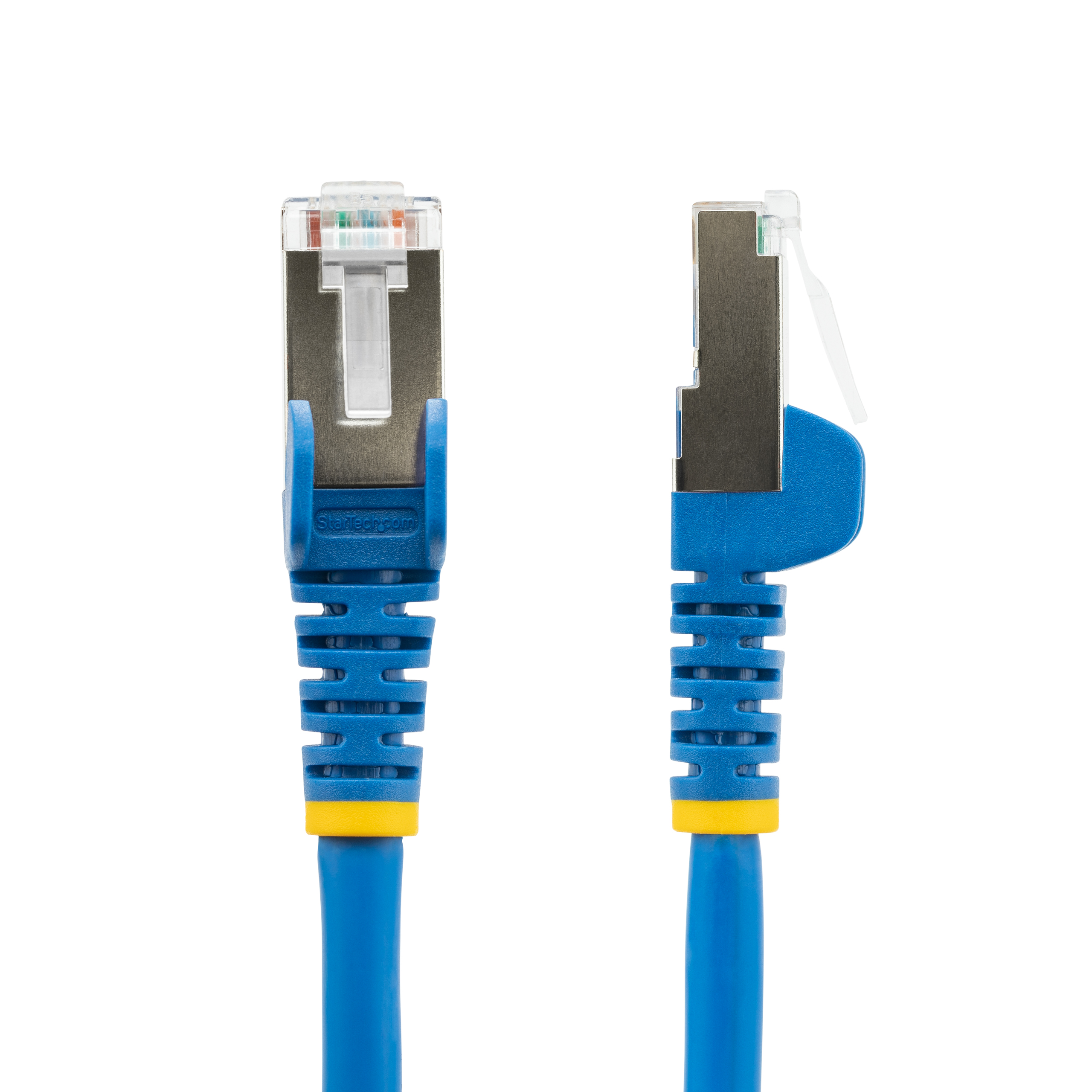 nlbl-2m-cat6a-patch StarTech.com NLBL, 2 m Cat6a Ethernet Cable, Blue, Shielded Screened Low Smoke Zero Halogen Sheath