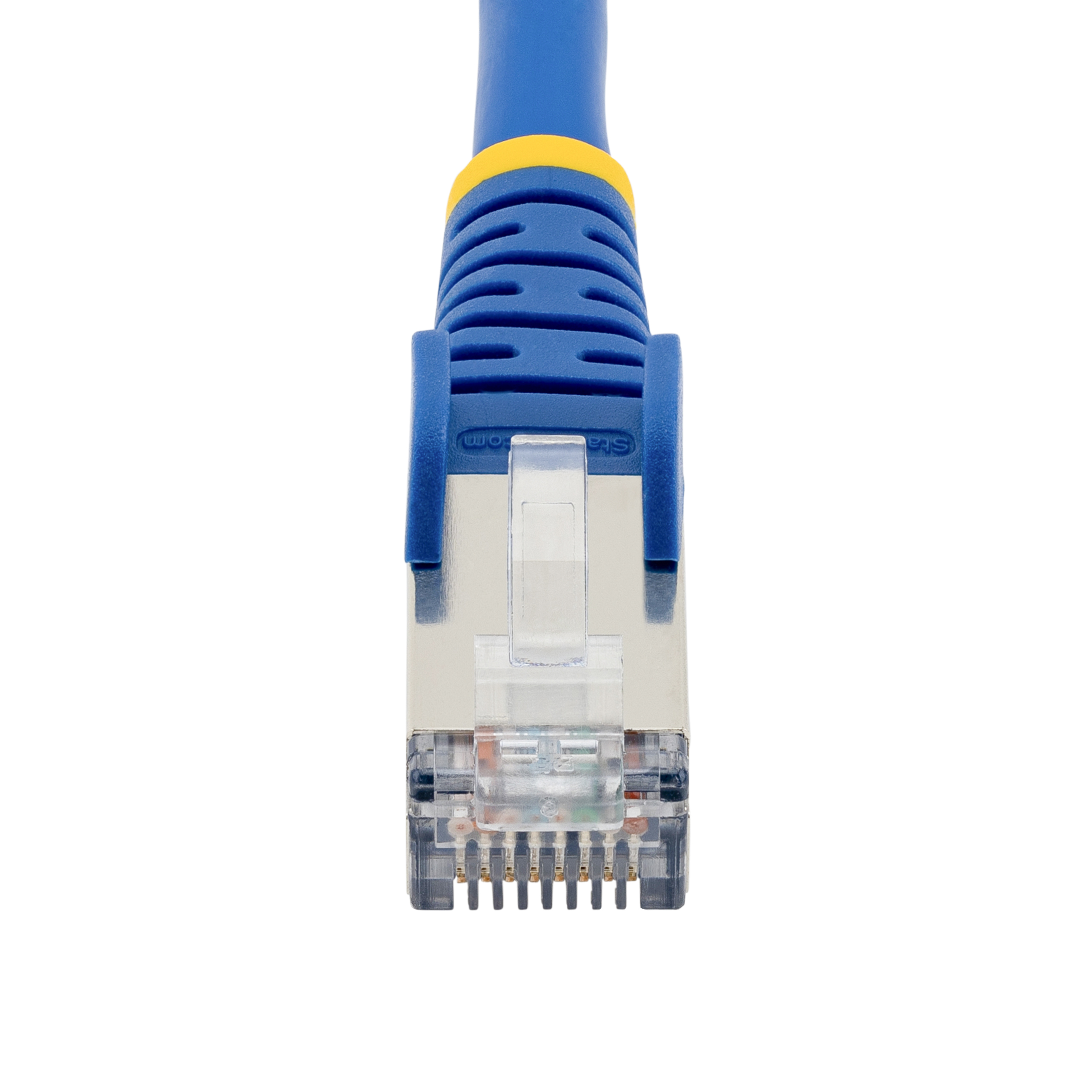 nlbl-7m-cat6a-patch StarTech.com NLBL, 7 m Cat6a Ethernet Cable, Blue, Shielded Screened Low Smoke Zero Halogen Sheath