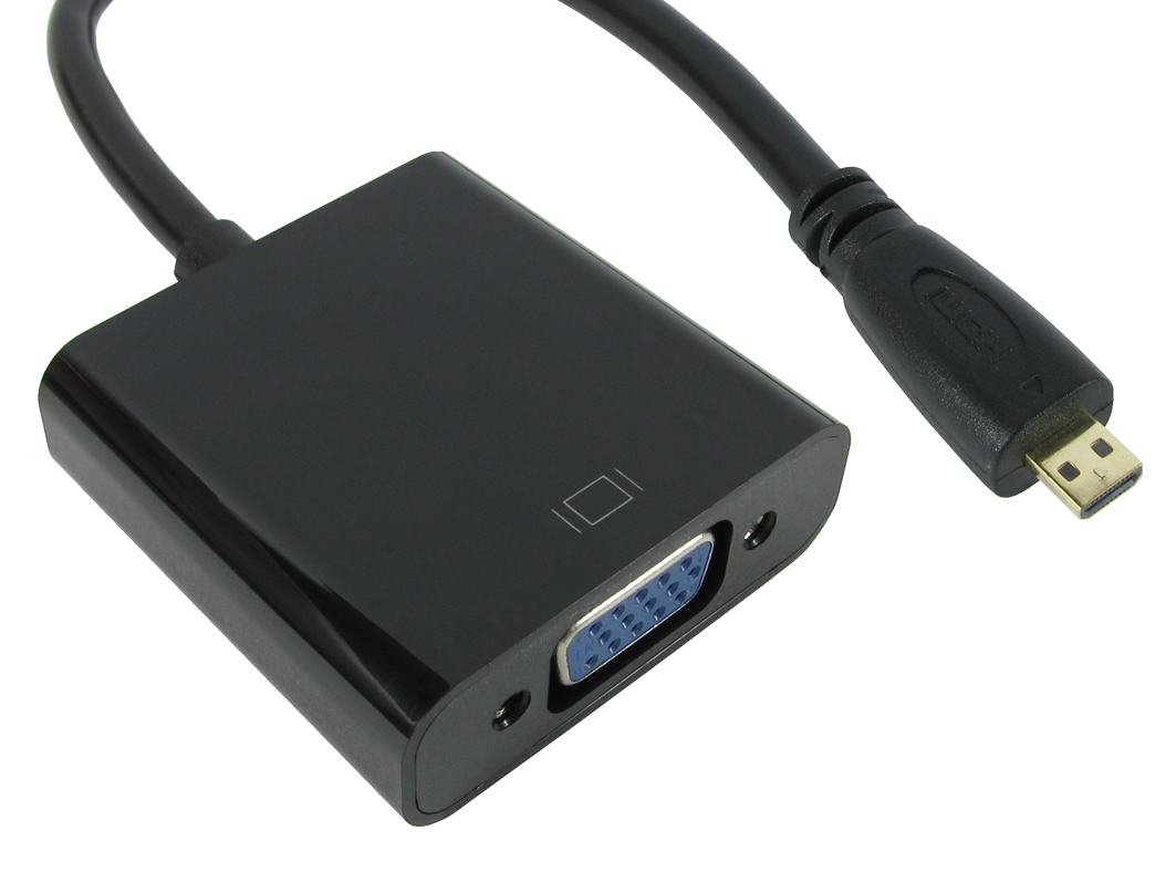 NewLink Black Converter HDMI Vga Female