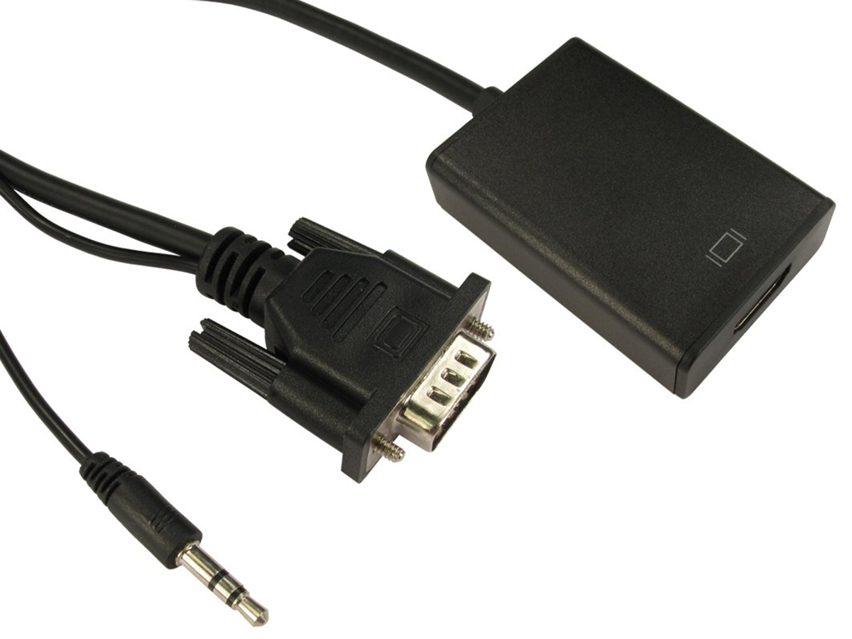 NewLink Black Converter VGA HDMI