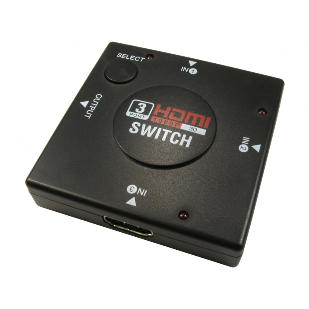 NewLink 3 Port 3 Input 1 Output HDMI Switch 1080p