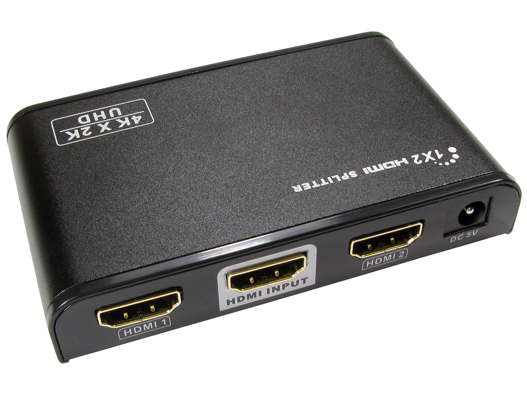 NewLink 2 Port 1 Input 2 Output HDMI Splitter 4K x 2K pixel
