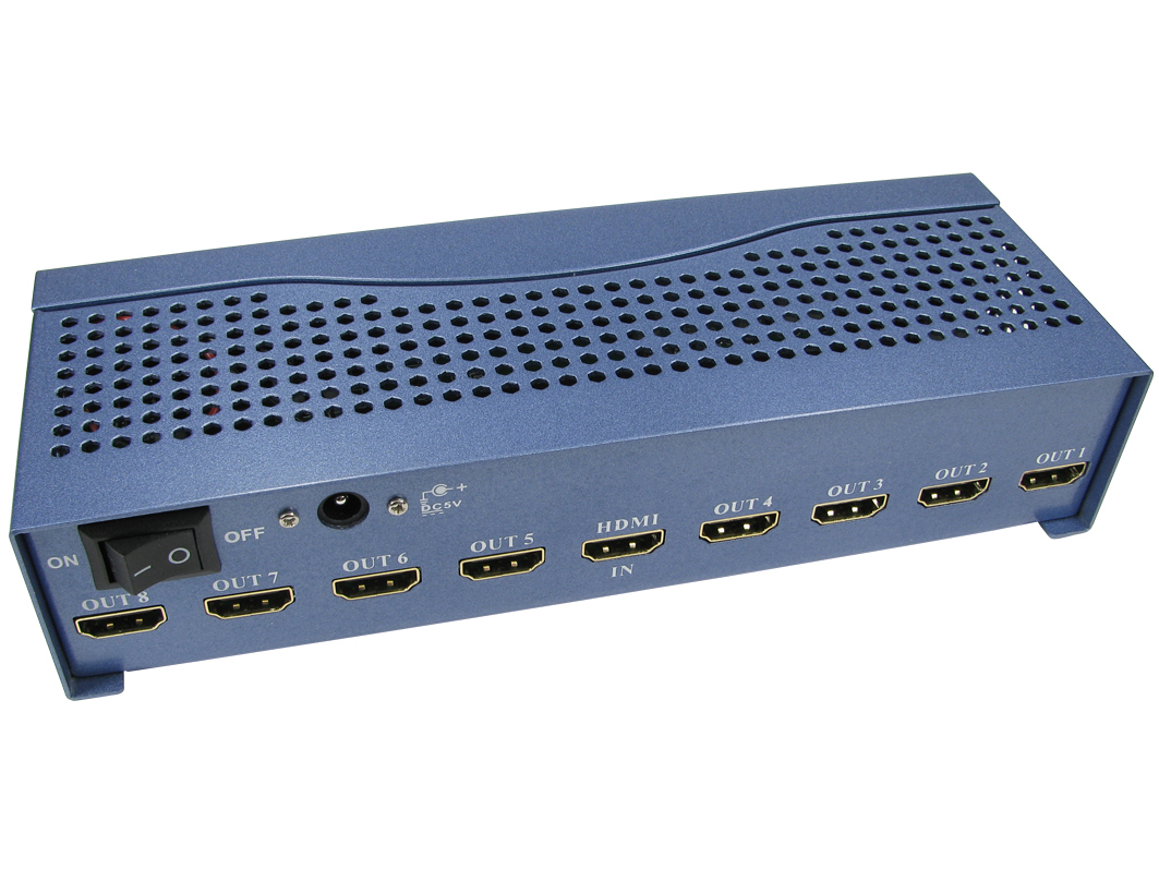 NewLink 8 Port 1 Input 8 Output HDMI Splitter 4000 pixel