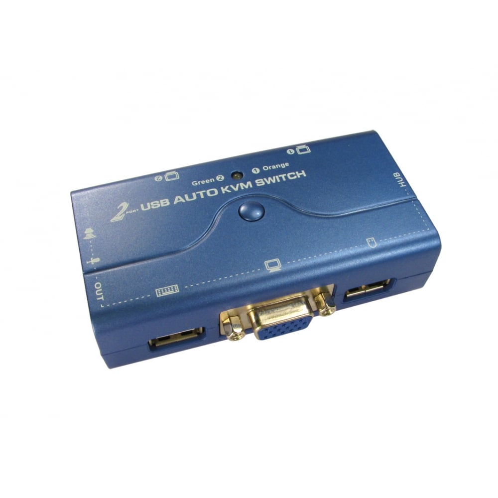 NewLink 2 Port 2 Displays USB VGA, USB KVM Switch 2048 x 1536 pixel Maximum Resolution