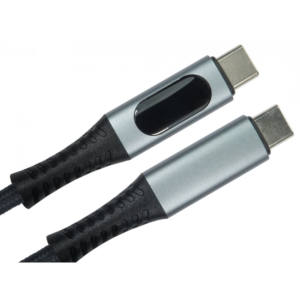 NewLink USB Cable, Male USB Type C to Male, USB 4.0, Black, 1 m